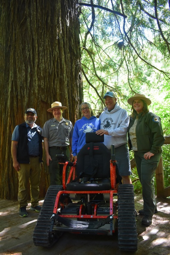 Prairie Creek Redwoods SP_David's Chair group pic 