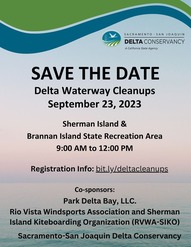 Delta Waterway Cleanups flyer