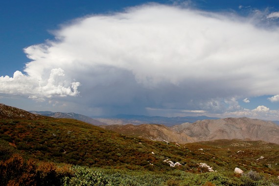 Anza-borrego Desert SP (rain cloud)