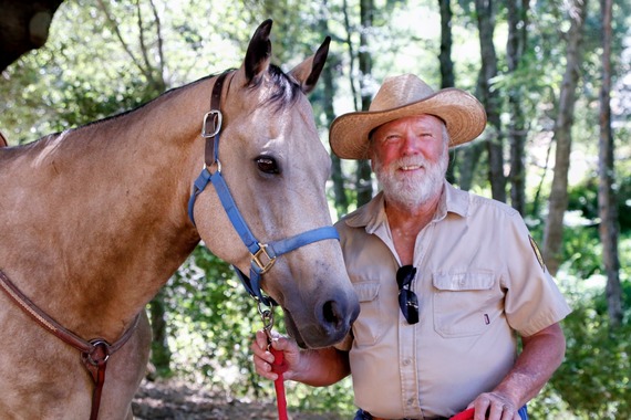 Cuyamaca Rancho SP (ernie with horse)