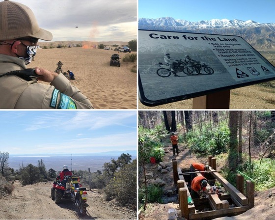 OHV grants collage projects