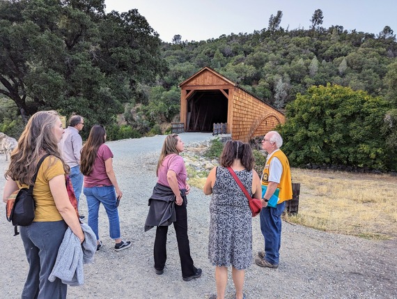 South Yuba River SP (Strat Planning & Rec Division tour Bridgeport Covered Bridge)