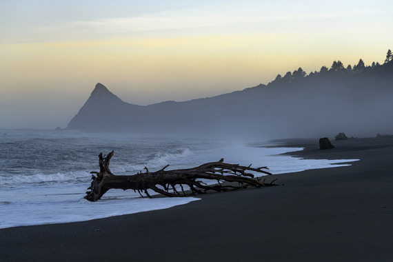 Humboldt Lagoon SP (sunrise views along the beach)