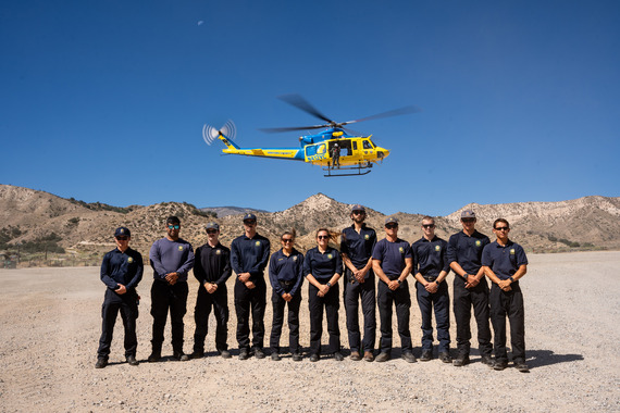 Great Basin District (desert lifeguards with copter overhead)