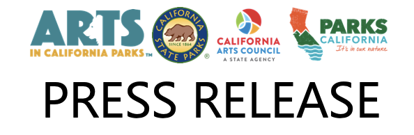 Joint release header for Arts in CA Parks 