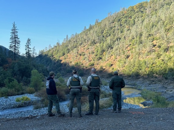 Auburn SRA (staff looking at Ponderosa Bridge area)