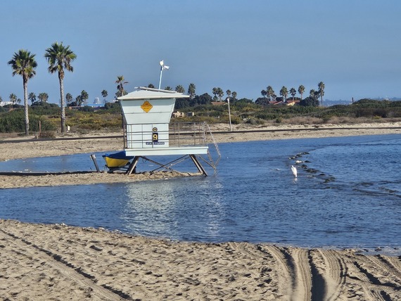 Silver Strand SB_Tower 9 at high tide