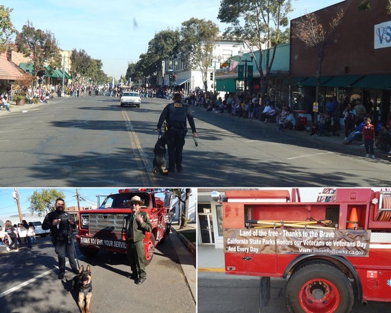 Los Banos Veterans Parade collage 