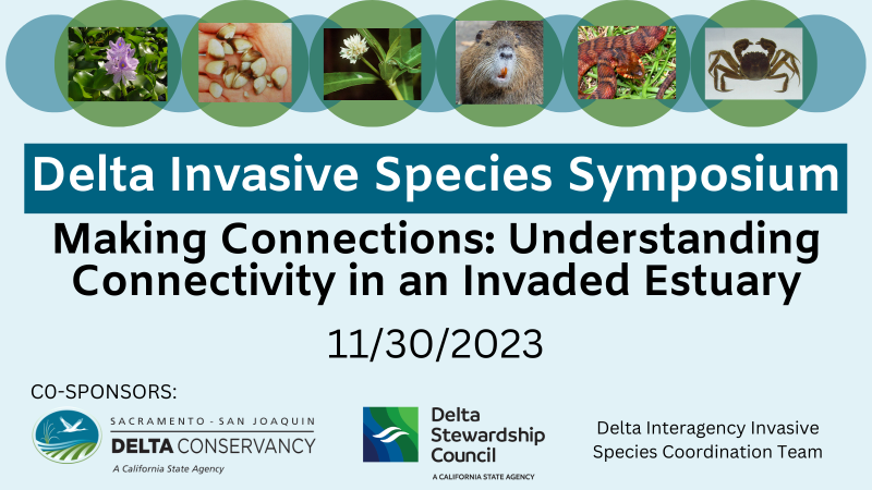 Graphic for the 2023 Delta Invasive Species Symposium
