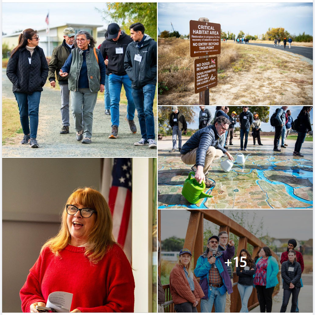 Montage of photos from the Delta Legislative Staff Tour