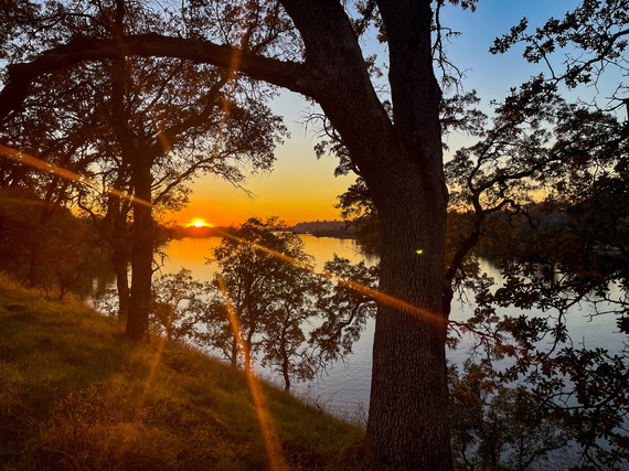 Folsom Lake SRA_Lake Natoma sunset 