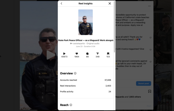 Social media story photo