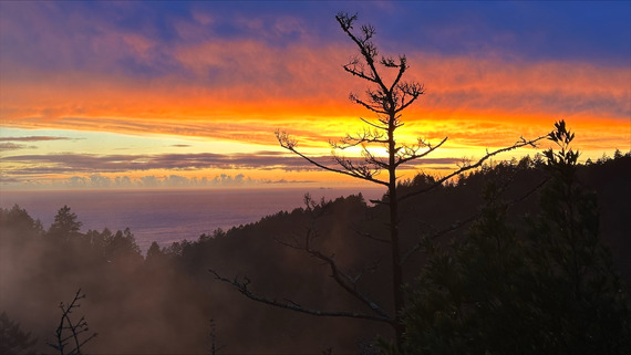 Mount Tamalpais SP_sunset