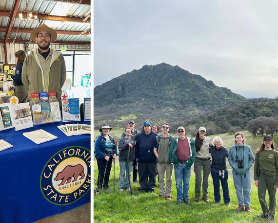 Northern Buttes District_Noel Lopez and hikers 