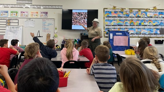 Students learn about pollinators Oroville SRA