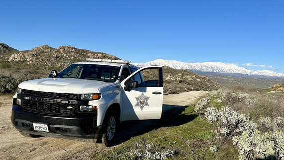 Lake Perris SRA_ranger truck