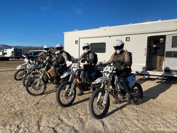 King of the Hammers 2024_motorcycle patrol