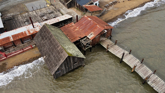 aerial image of China Village