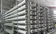 Photograph of desalination reverse osmosis membranes