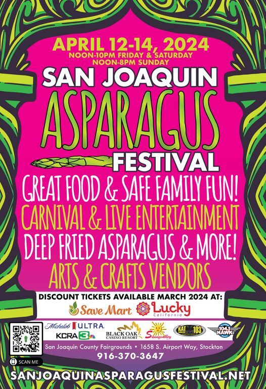 San Joaquin Asparagus Festival flyer