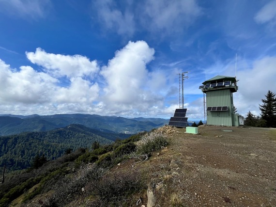 Humboldt Redwoods SP_Grasshopper Peak fire lookout