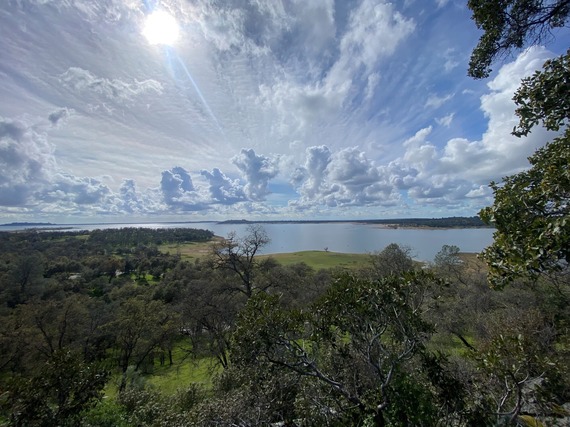 Folsom Lake SRA after storm