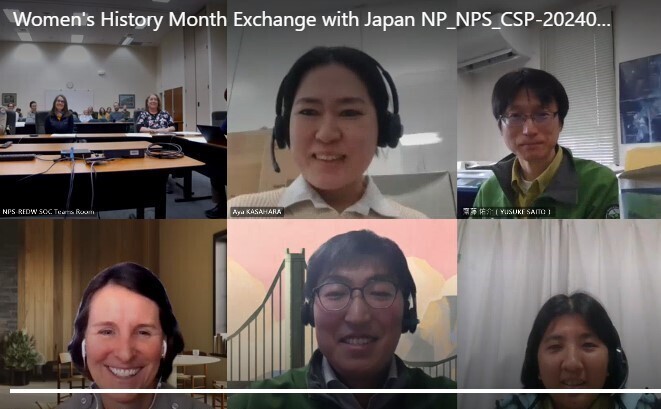 State Parks and MOEJ event (screenshot of virtual meeting)