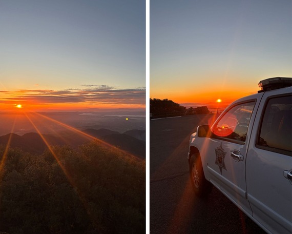 mount diablo state park sunset