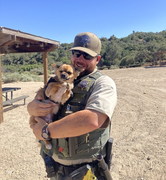 Hungry Valley SVRA_Officer and dog