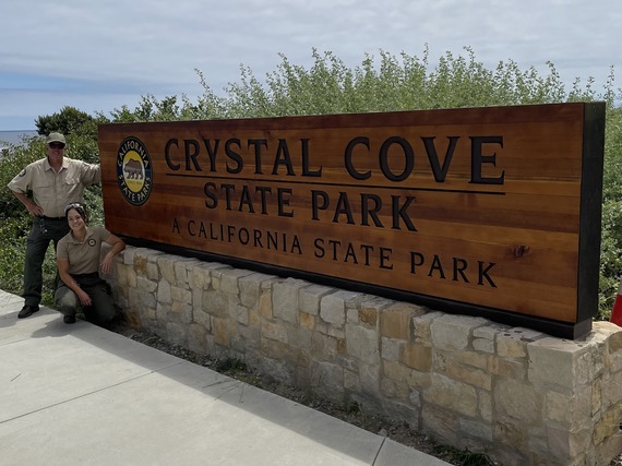 Crystal Cove State Park Sign