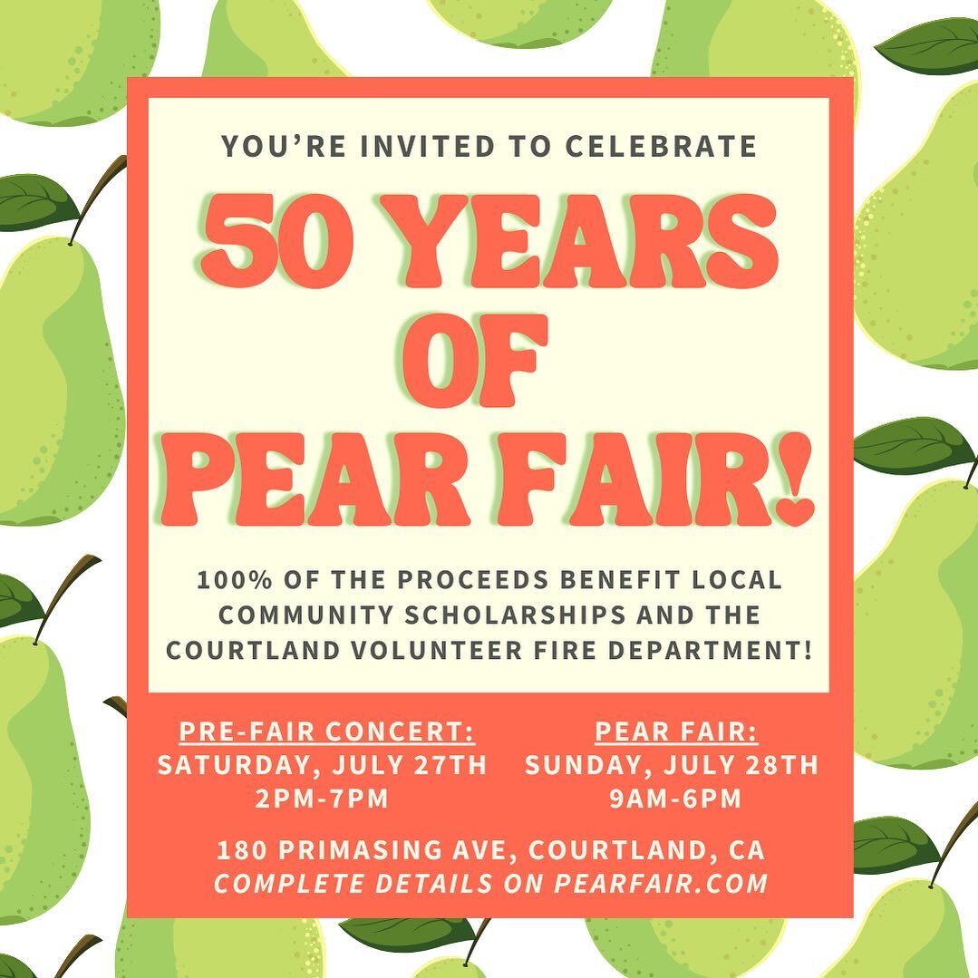 Pear Fair flyer