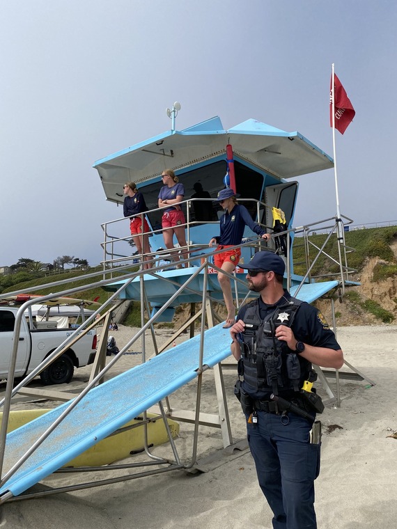 manresa state beach lifeguards lifeguard tower