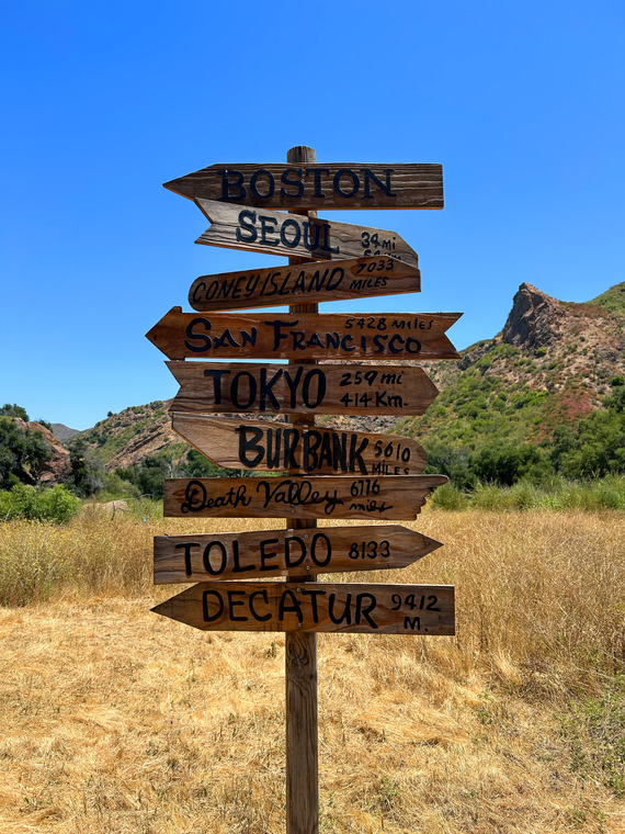 Malibu Creek SP_MASH signpost