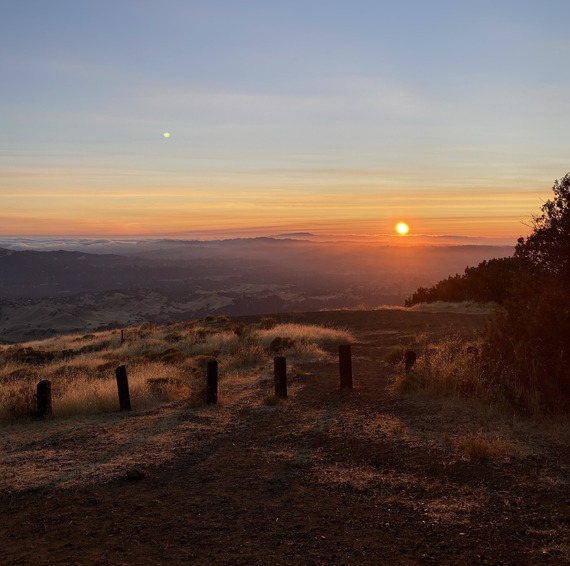 Mount Diablo State Park Sunset