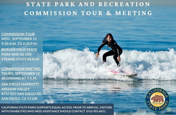 State Park and Recreation Commission Meeting San Diego County Border Field Silver Strand