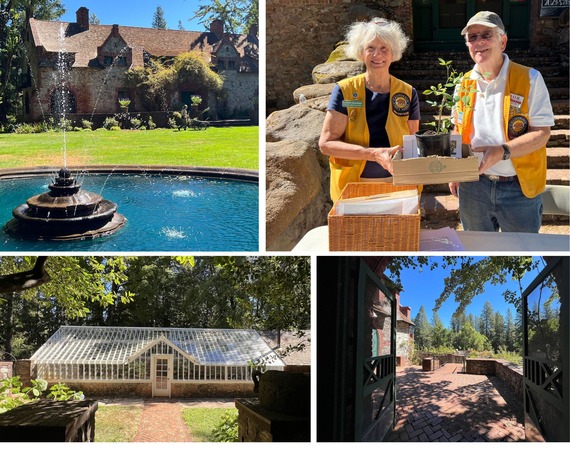 Empire Mine State Historic Park Collage Greenhouse Volunteers Fountain