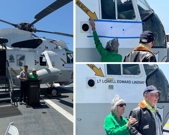 USS Midway renaming helicopter Lindsey