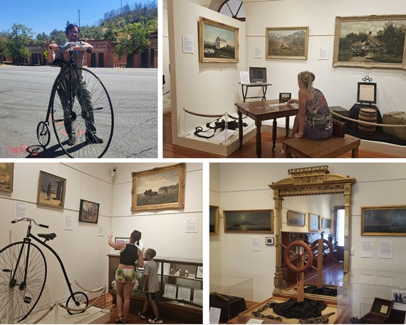 Shasta State Historic Park Transportation Exhibit land and sea