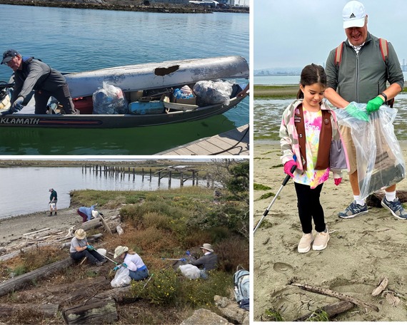 California Coastal Clean Up Day 2024 Oakland Alameda Estuary Richmond Shoreline