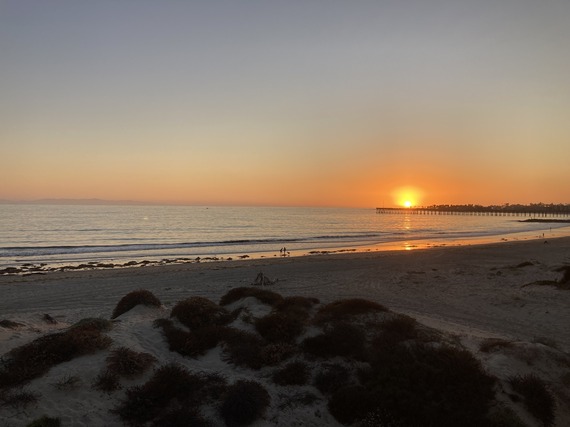 San Buenaventura State Beach Sunset Ventura Pier