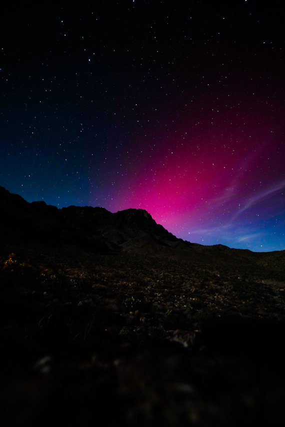 Providence Mountain SRA northern lights