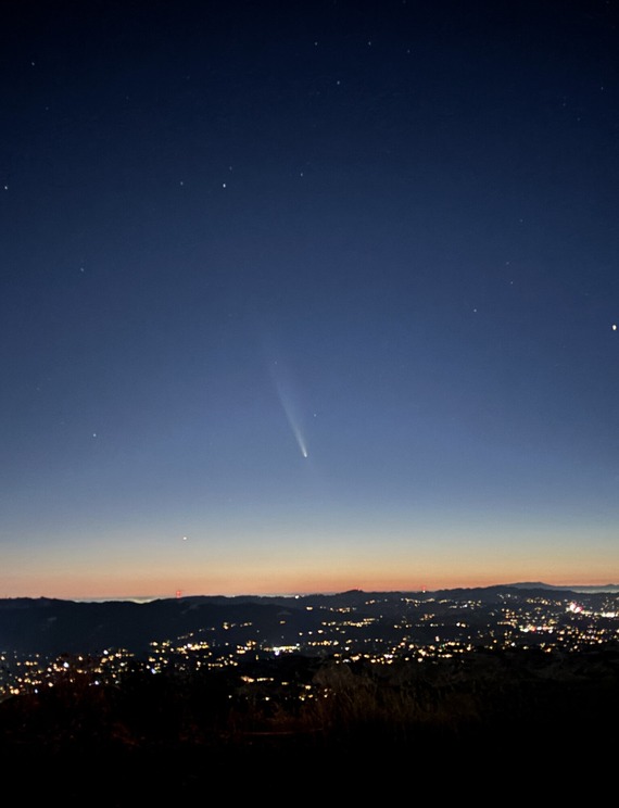 Mount Diablo State Park Comet