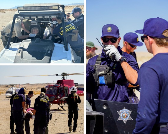 Ocotillo Wells Desert Lifeguard Training 2024 Collage