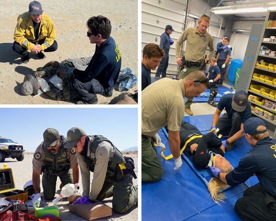 Ocotillo Wells Desert Lifeguard Training 2024 Collage