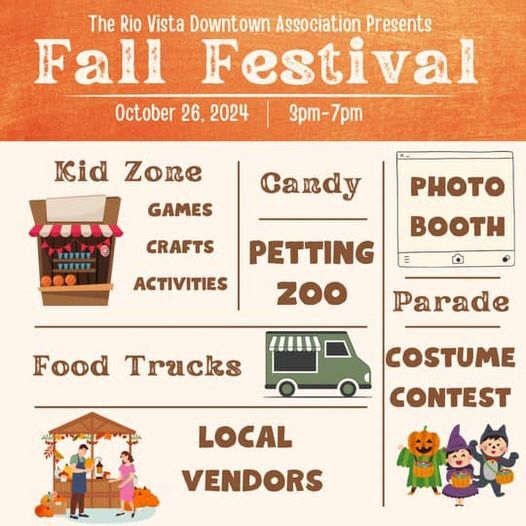 Rio Vista Fall Festival flyer