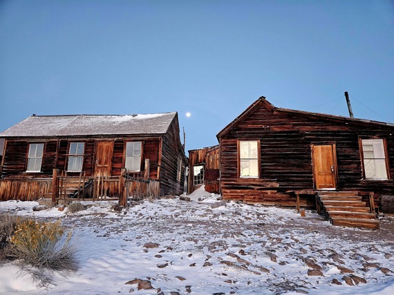 Bodie State Historic Park Fresh Snow Historic Buildings
