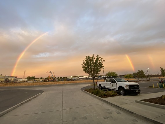 double rainbow at McClellan