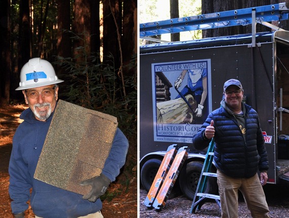 HistoriCorps volunteers collage