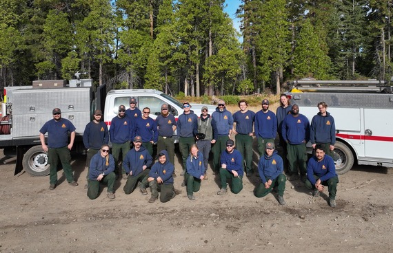 Calaveras Big Trees State Park Prescribed Burn Crew South Grove