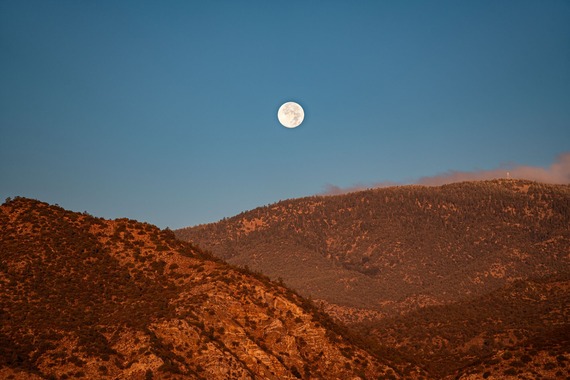Hungry Valley State Vehicular Recreation Area Super Moon